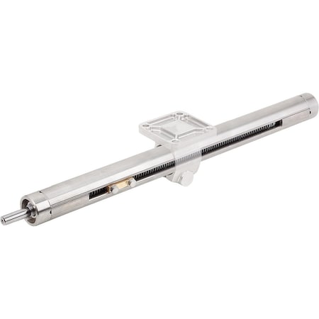 Kipp Linear Actuator W. Ball Bearing B=40, L=300, Stainless Steel 1.4301, Comp:Stainless Steel K0495.1400101X300